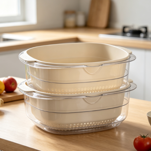 Detachable Colander Set; Portable And Efficient Draining