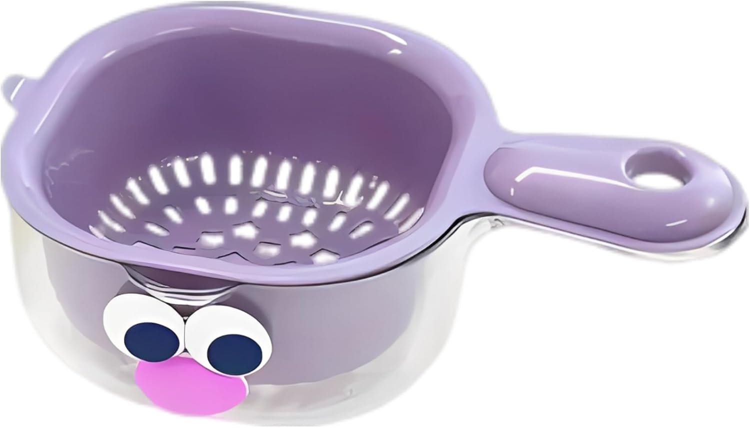 Thickened Draining Bowl With Handles; Perforated For Quick Drainage