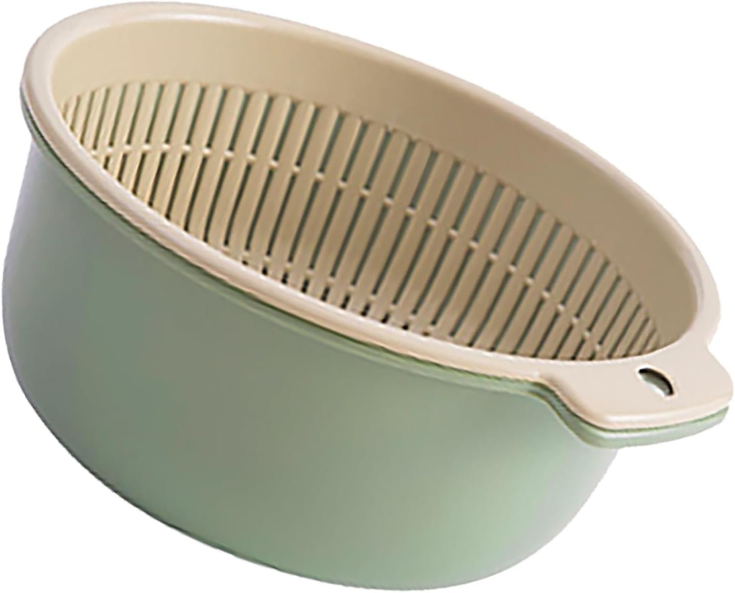 Durable Thickened Colander Set; Stylish Storage And Draining - Image 2