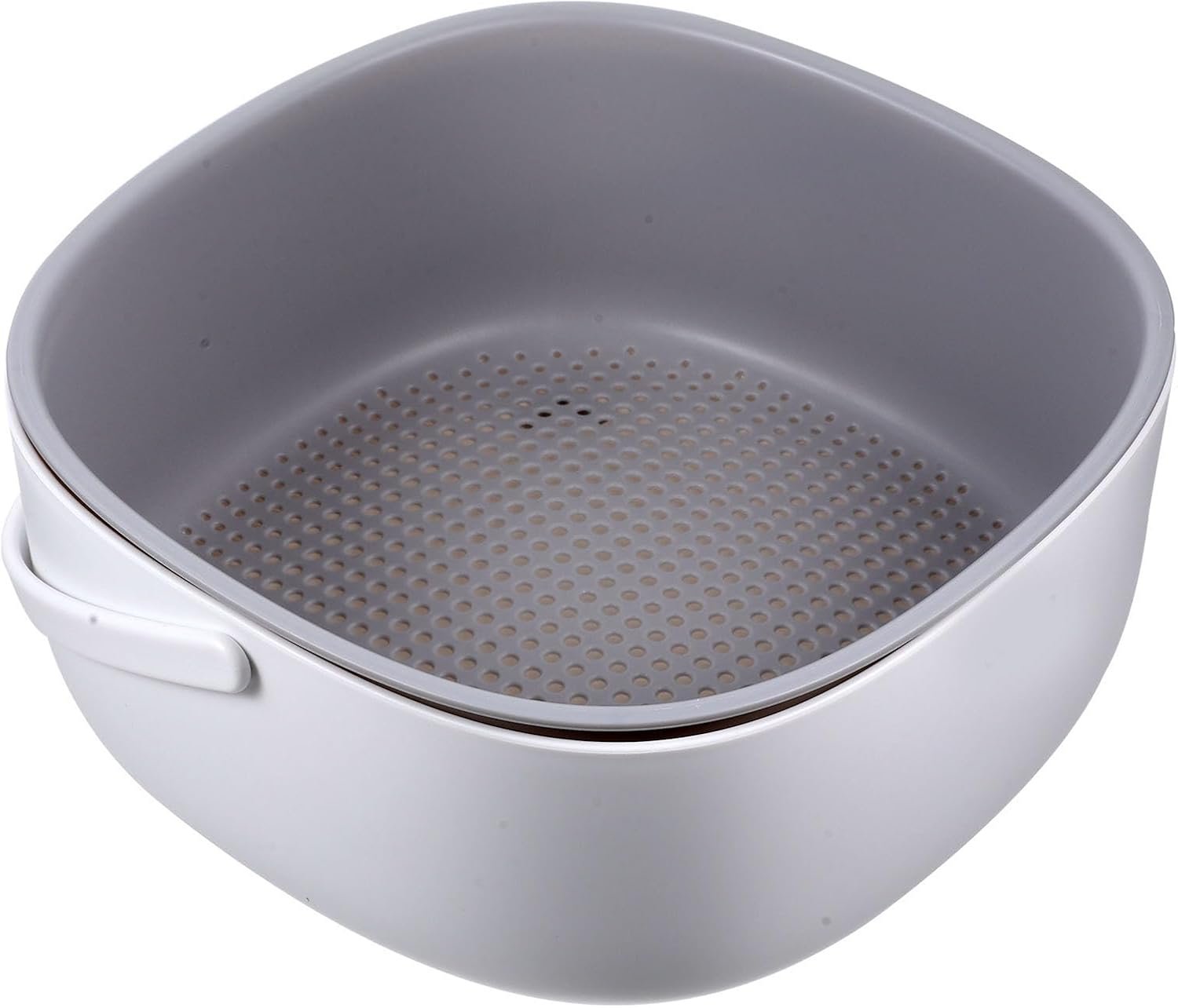Dual-Layer Vegetable Washing Basket; Fruit Draining Container