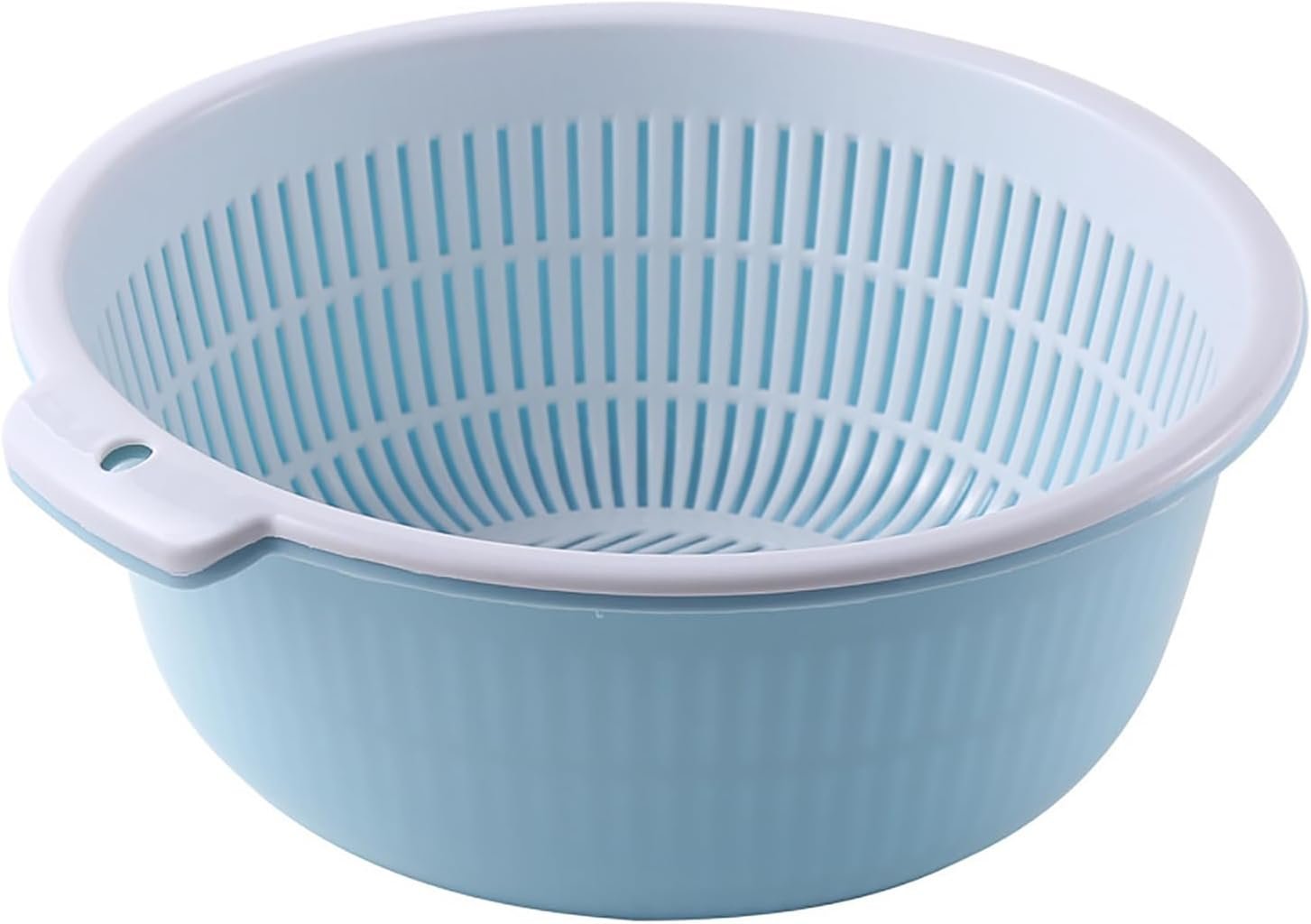 Thickened Large-Capacity Dual-Layer Basket; For Washing Produce And Rice
