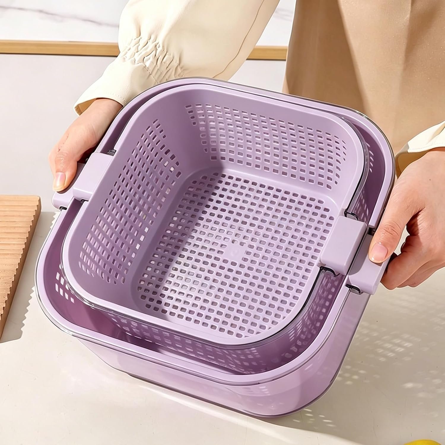 Detachable Stackable Bowls; Easy-To-Clean Kitchen Design